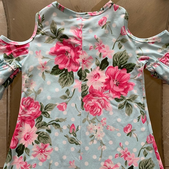 Girls Floral Dress - Picture 4 of 4